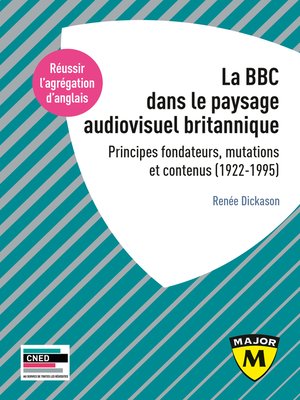 cover image of Agrégation d'anglais 2021--La BBC dans le paysage audiovisuel britannique